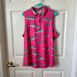 Obnoxious Golf Women’s Sharks Polo Size 2XL